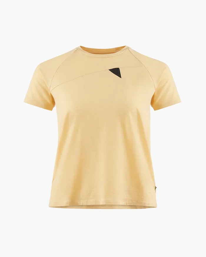 Women Fafne Tencel SS Tee Chaya Sand Klttermusen TShirts