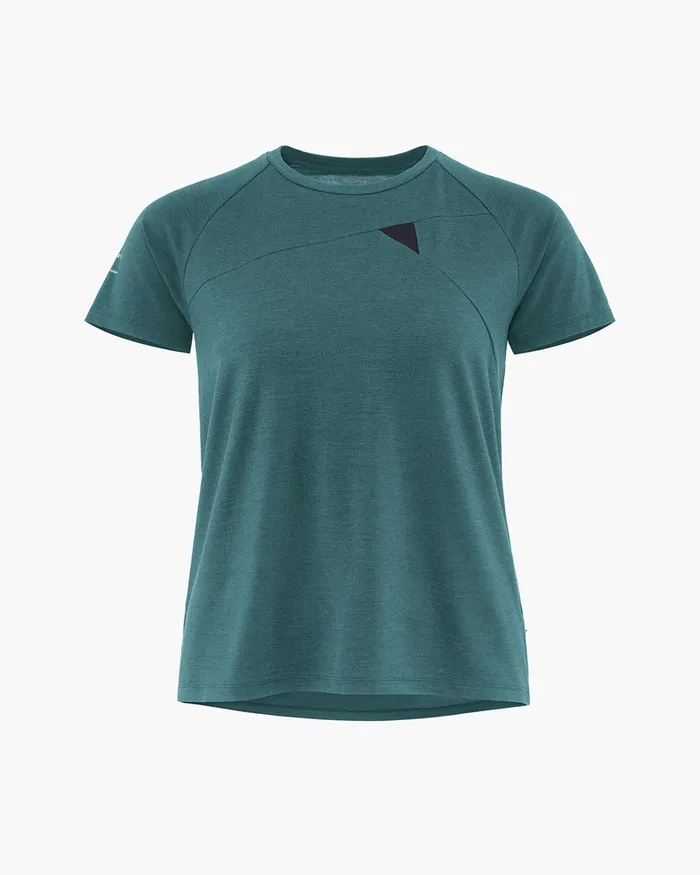 Women Fafne Tencel SS Tee Dark Deep Sea Klttermusen Base Layers
