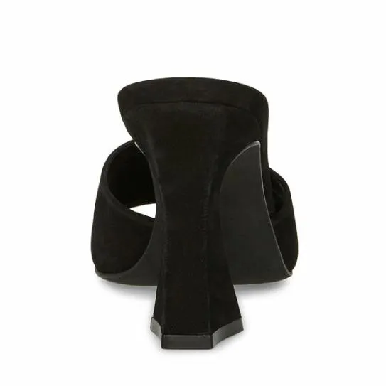 Women FAIRFAX BLACK NUBUCK Black Nubuck Steve Madden Heels Women FAIRFAX BLACK NUBUCK Black Nubuck Steve Madden Heels