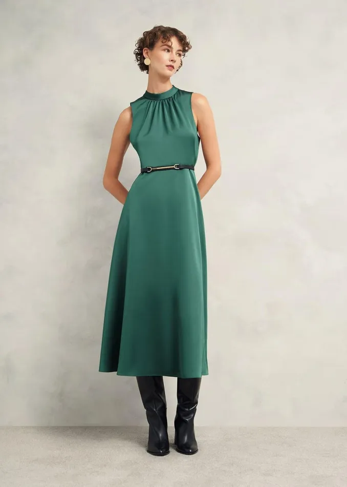 Women Fairhaven Dress Foliage Green Hobbs Dresses and Jumpsuits