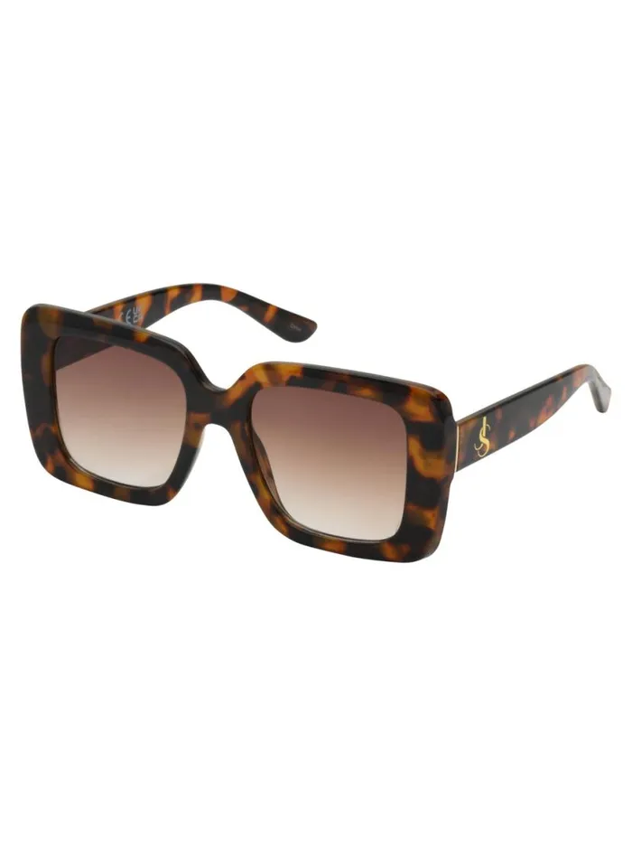 Women Fashionable Square Sunglasses In Tortoise Jessica Simpson Sunglasses