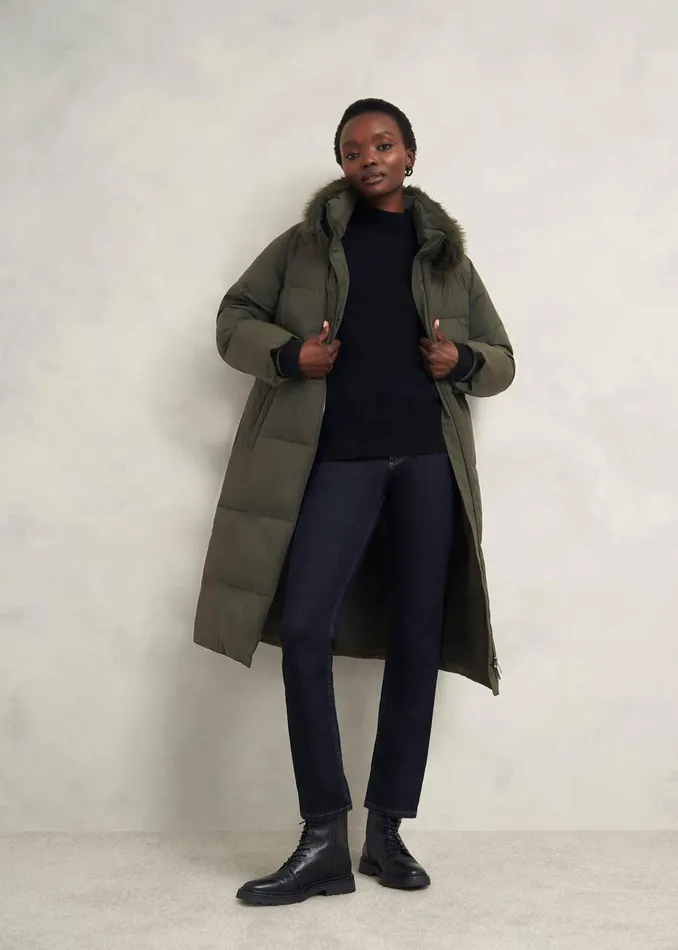Women Frome Puffer New Green Hobbs Coats and Jackets