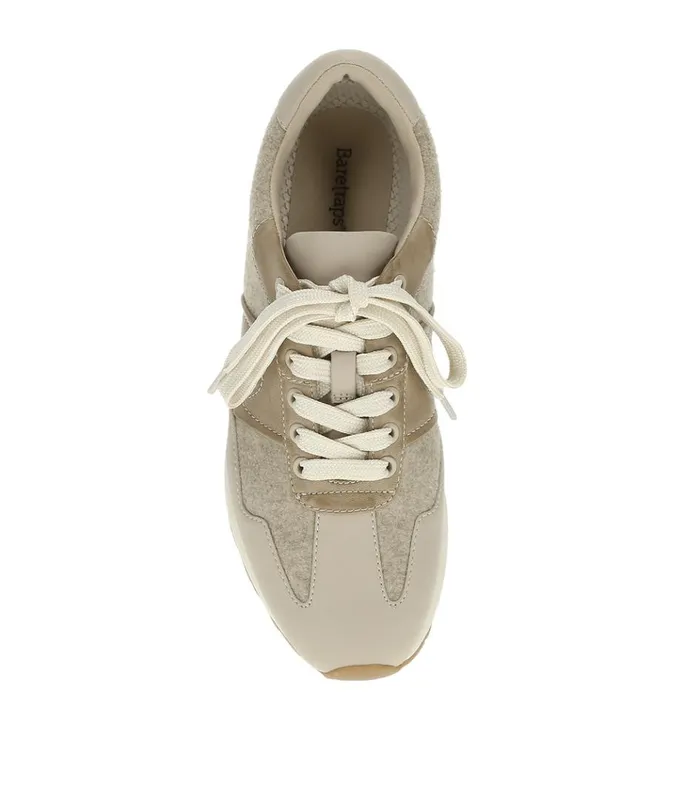 Women Gwenda Lace Up Sneaker Buff Baretraps Flats and Loafers