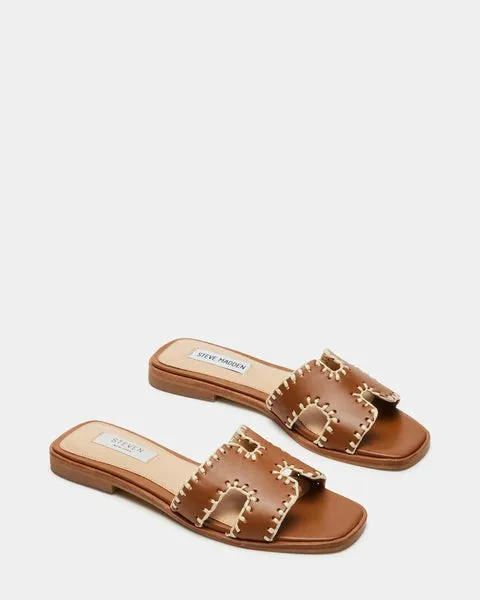 Women HADYN WOVEN COGNAC LEATHER Cognac Leather Steve Madden Sandals Women HADYN WOVEN COGNAC LEATHER Cognac Leather Steve Madden Sandals