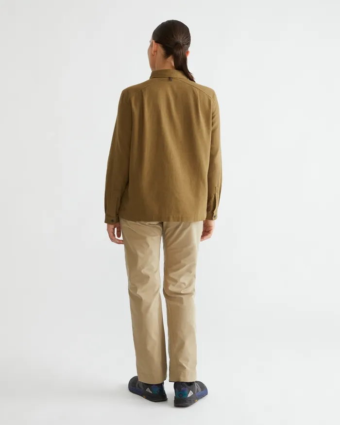 Women Helheim Long Sleeve Shirt Olivejuniper Green Klttermusen Shirts