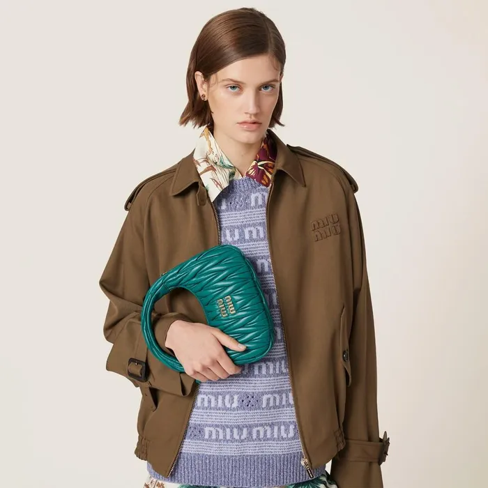 Women Hobo Bags Miu Miu Wander Matelass Nappa Leather Hobo Bag Lagoon Blue Women Hobo Bags Miu Miu Wander Matelass Nappa Leather Hobo Bag Lagoon Blue