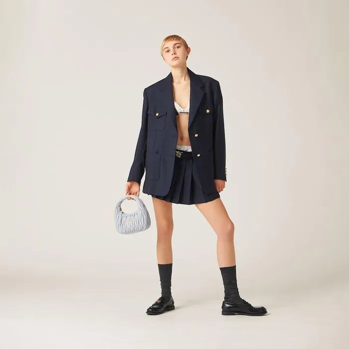 Women Hobo Bags Miu Miu Wander Matelass Nappa Leather Hobo Bag Pearl Gray Women Hobo Bags Miu Miu Wander Matelass Nappa Leather Hobo Bag Pearl Gray
