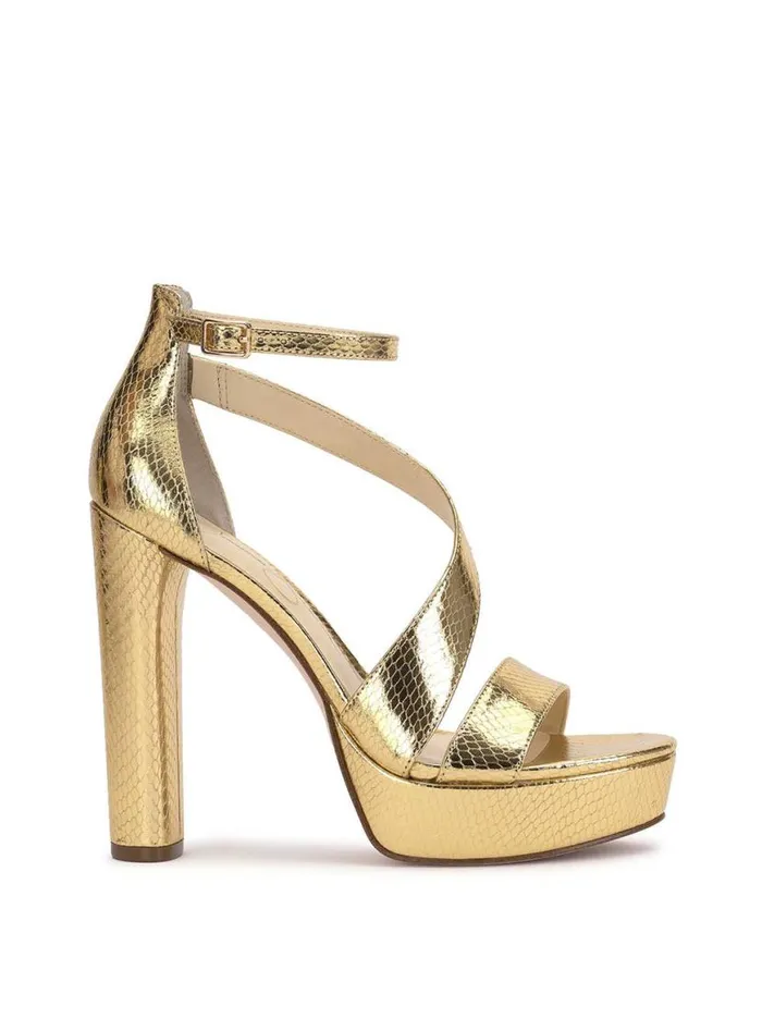 Women Iley Platform Sandal In Gold Jessica Simpson Platforms