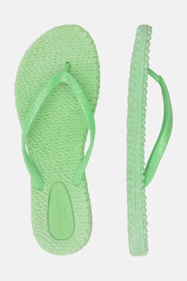 Women Ilse Jacobsen Flip Flops Flip Flop With Glitter 8211 Bright Green Women Ilse Jacobsen Flip Flops Flip Flop With Glitter 8211 Bright Green