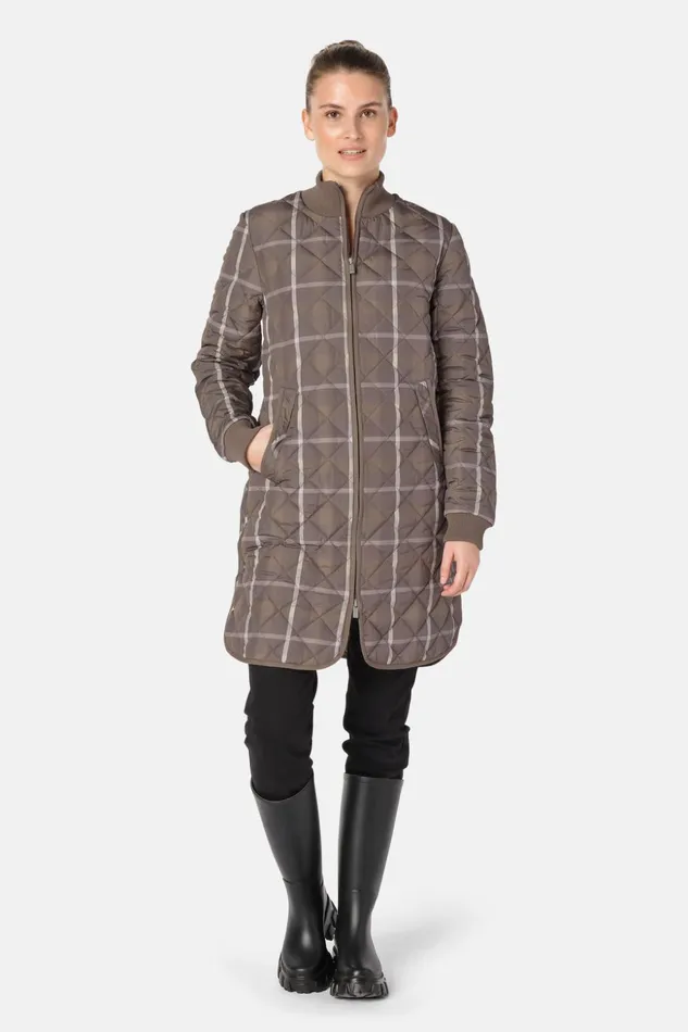 Women Ilse Jacobsen Jackets And Coats Padded Coat 8211 Falcon