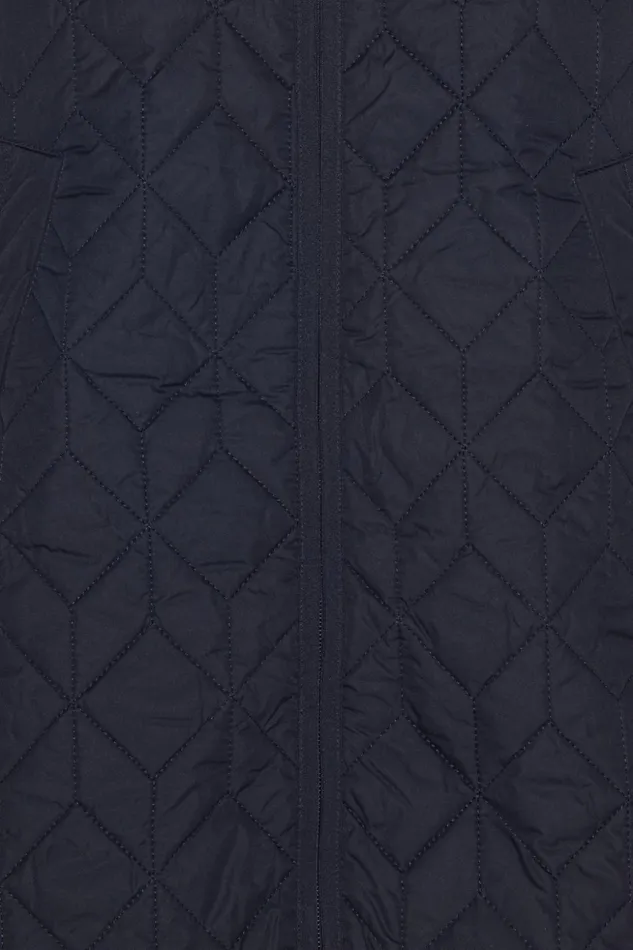 Women Ilse Jacobsen Jackets And Coats Padded Quilt Coat 8211 Dark Indigo