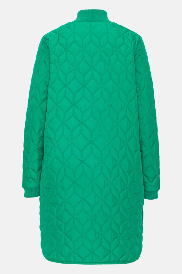 Women Ilse Jacobsen Jackets And Coats Padded Quilt Coat 8211 Sea Plant