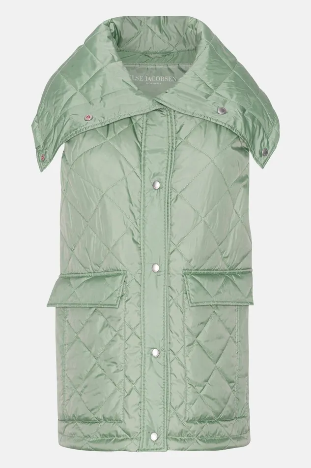 Women Ilse Jacobsen Jackets And Coats Padded Vest 8211 Bleached Women Ilse Jacobsen Jackets And Coats Padded Vest 8211 Bleached