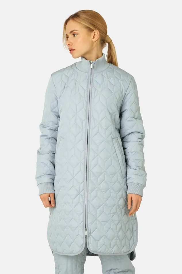 Women Ilse Jacobsen Jackets And Coats Quilt Coat 8211 Pale Petroleum Women Ilse Jacobsen Jackets And Coats Quilt Coat 8211 Pale Petroleum