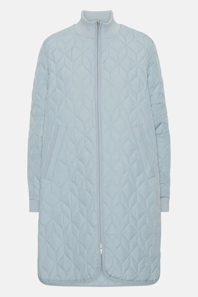 Women Ilse Jacobsen Jackets And Coats Quilt Coat 8211 Pale Petroleum Women Ilse Jacobsen Jackets And Coats Quilt Coat 8211 Pale Petroleum
