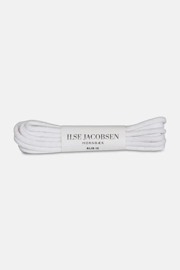 Women Ilse Jacobsen Rainboots Accessories Laces For Rub15 8211 White