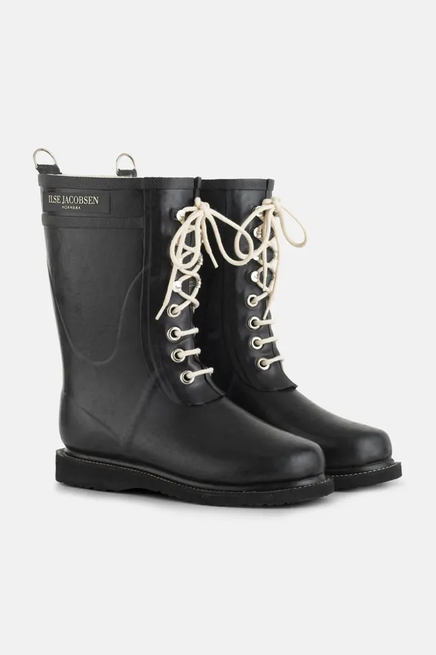 Women Ilse Jacobsen Rainboots Accessories Laces For Rub15 8211 White Women Ilse Jacobsen Rainboots Accessories Laces For Rub15 8211 White