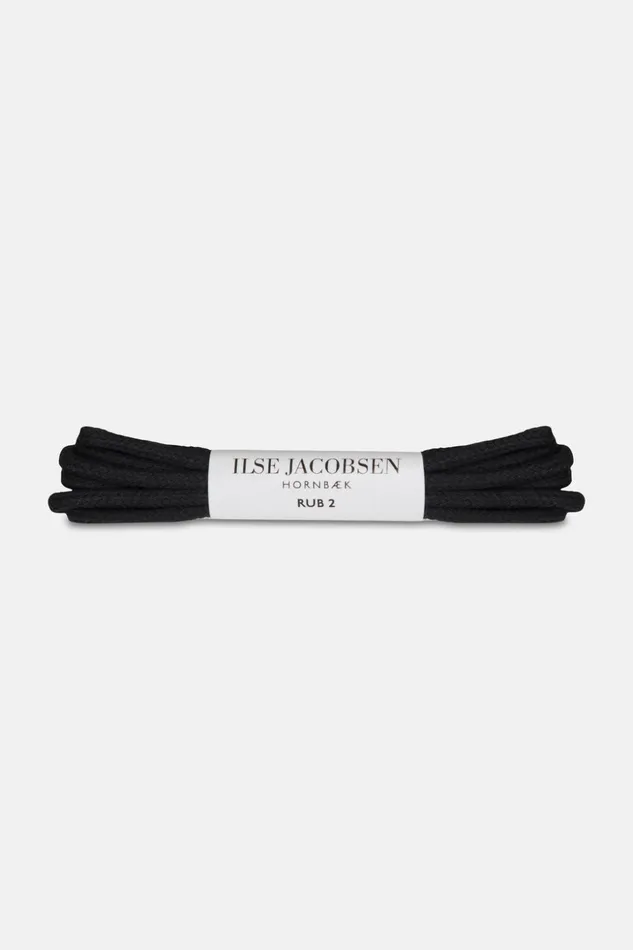 Women Ilse Jacobsen Rainboots Accessories Laces For Rub2 8211 Black