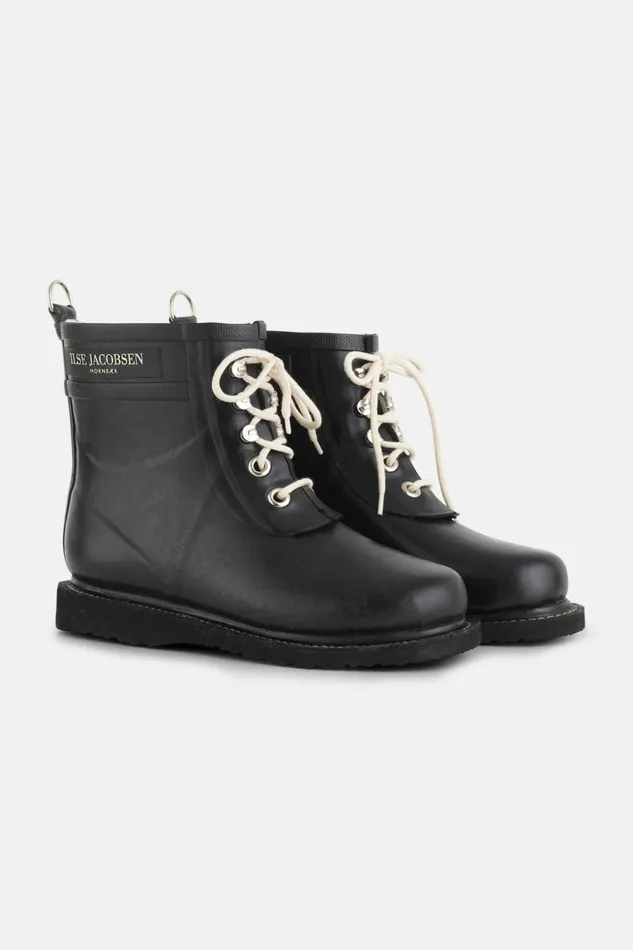 Women Ilse Jacobsen Rainboots Accessories Laces For Rub2 8211 Black Women Ilse Jacobsen Rainboots Accessories Laces For Rub2 8211 Black