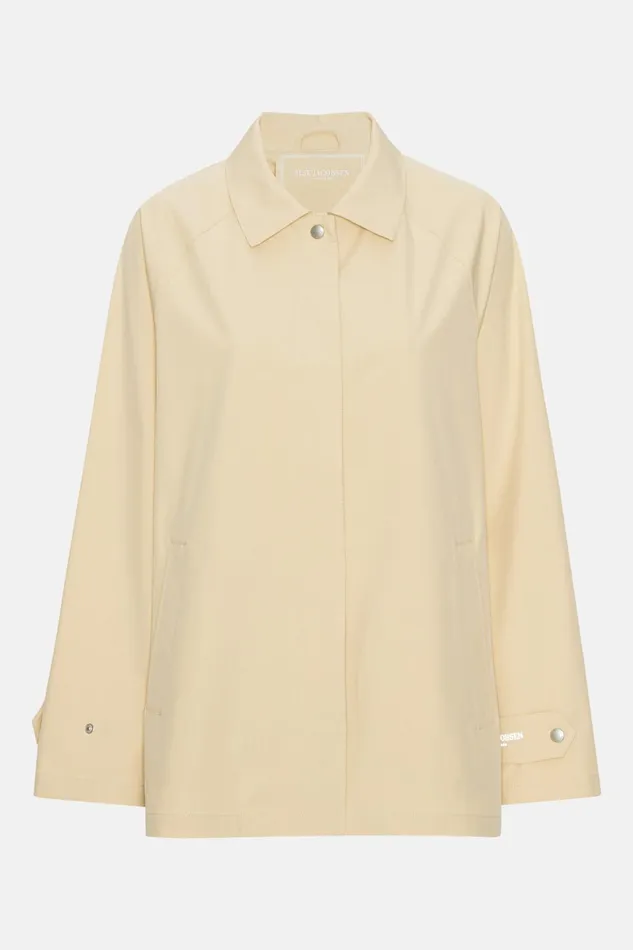 Women Ilse Jacobsen Raincoats Rain Jacket 8211 Beige