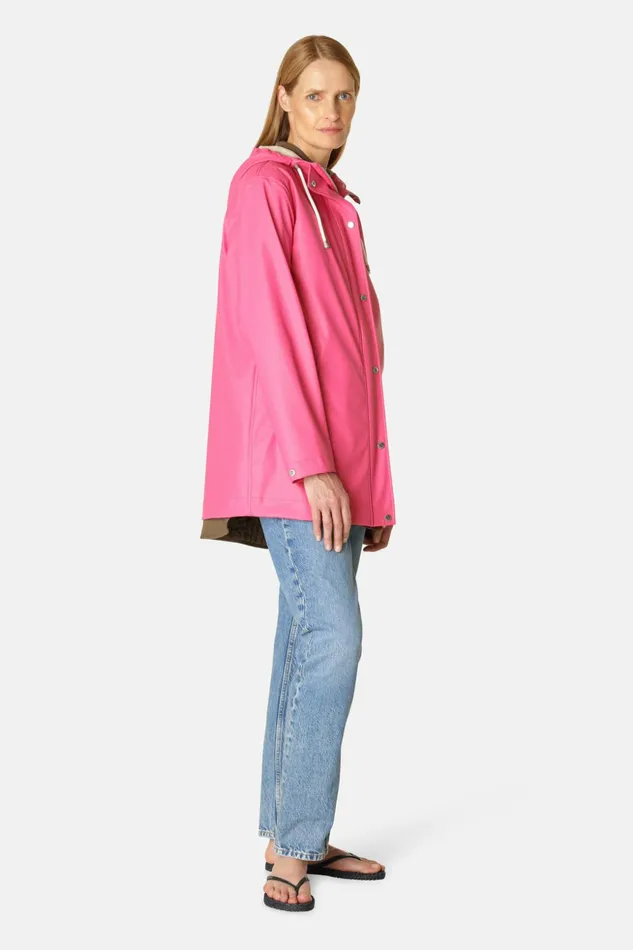 Women Ilse Jacobsen Raincoats Rain Jacket 8211 Magenta
