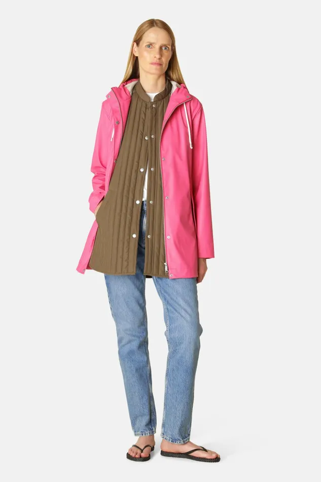 Women Ilse Jacobsen Raincoats Rain Jacket 8211 Magenta Women Ilse Jacobsen Raincoats Rain Jacket 8211 Magenta