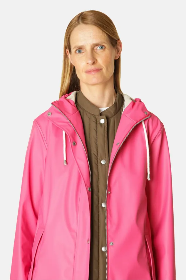 Women Ilse Jacobsen Raincoats Rain Jacket 8211 Magenta Women Ilse Jacobsen Raincoats Rain Jacket 8211 Magenta