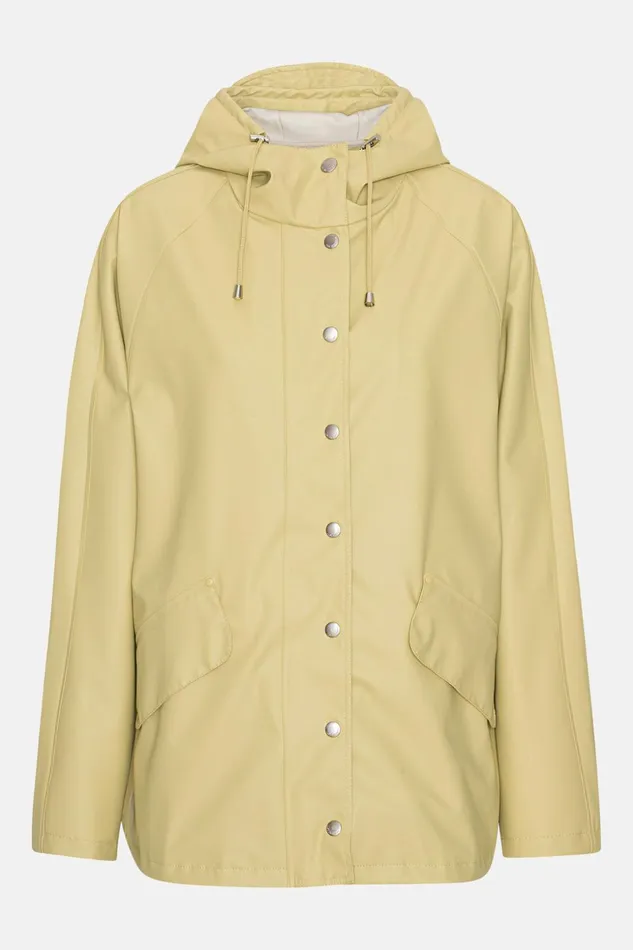 Women Ilse Jacobsen Raincoats Rain Jacket 8211 Olive Grass Women Ilse Jacobsen Raincoats Rain Jacket 8211 Olive Grass