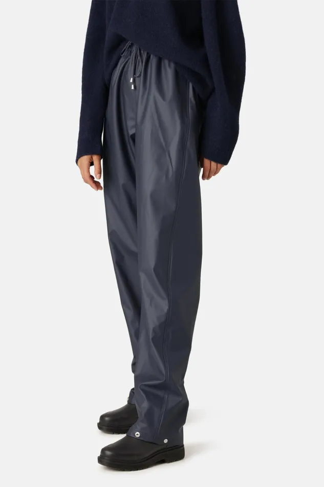 Women Ilse Jacobsen Raincoats Rain Trousers 8211 Dark Indigo