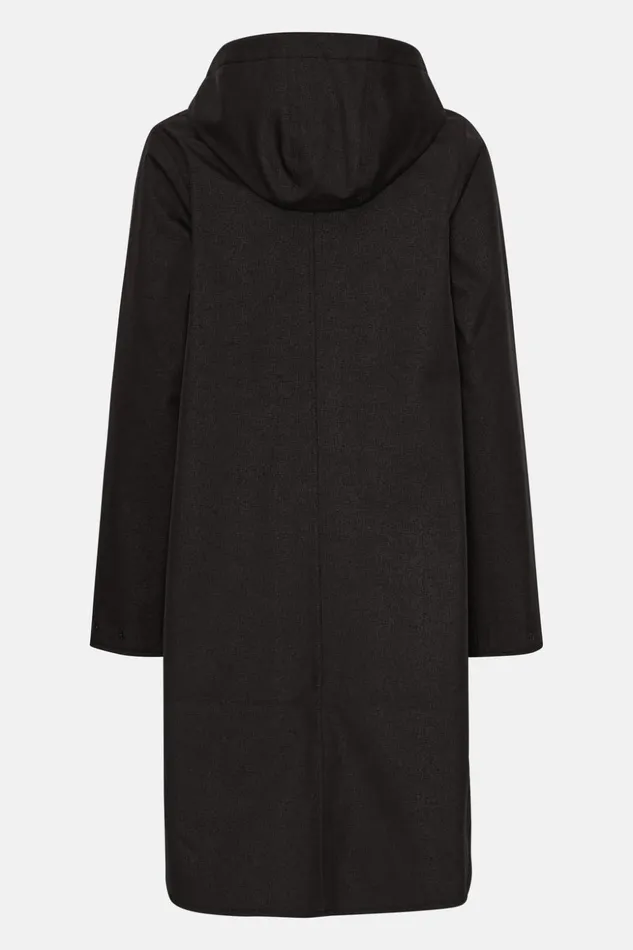 Women Ilse Jacobsen Raincoats Raincoat 8211 Black Women Ilse Jacobsen Raincoats Raincoat 8211 Black