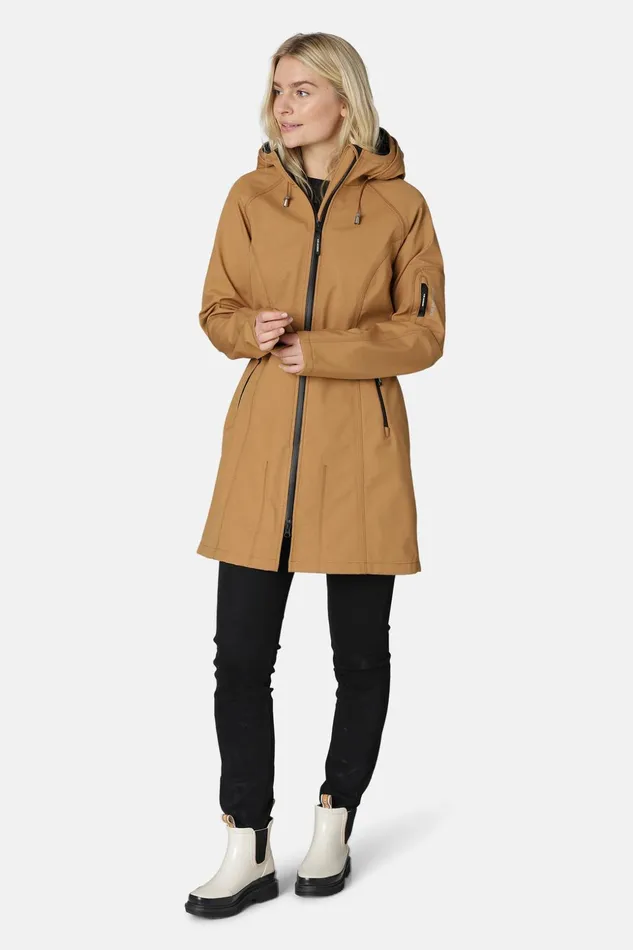 Women Ilse Jacobsen Raincoats Raincoat 8211 Cashew