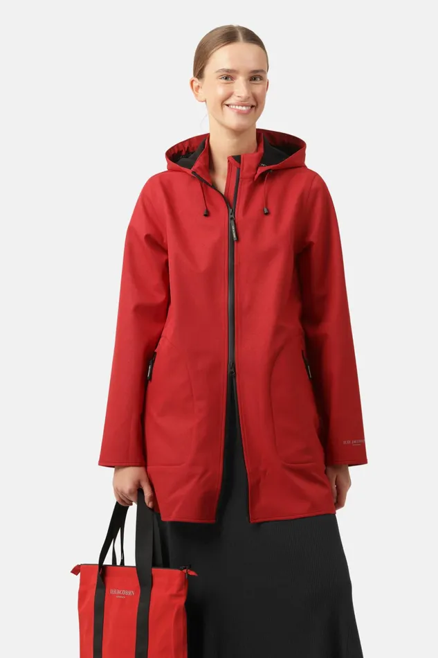 Women Ilse Jacobsen Raincoats Raincoat 8211 Fire Women Ilse Jacobsen Raincoats Raincoat 8211 Fire
