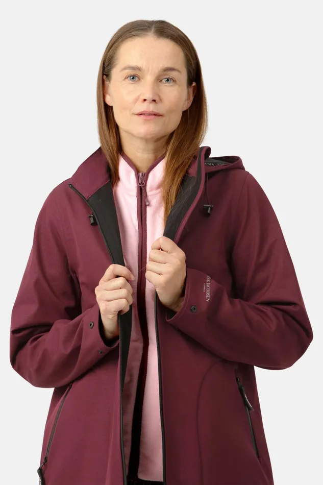 Women Ilse Jacobsen Raincoats Raincoat 8211 Maroon Banner