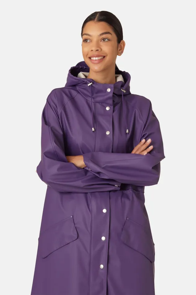 Women Ilse Jacobsen Raincoats Raincoat 8211 Purple Rain