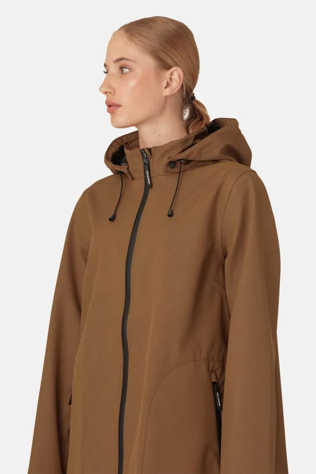 Women Ilse Jacobsen Raincoats Raincoat 8211 Walnut Women Ilse Jacobsen Raincoats Raincoat 8211 Walnut