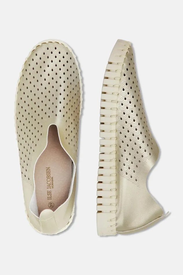 Women Ilse Jacobsen Tulip Flats Flats 8211 Platin Women Ilse Jacobsen Tulip Flats Flats 8211 Platin