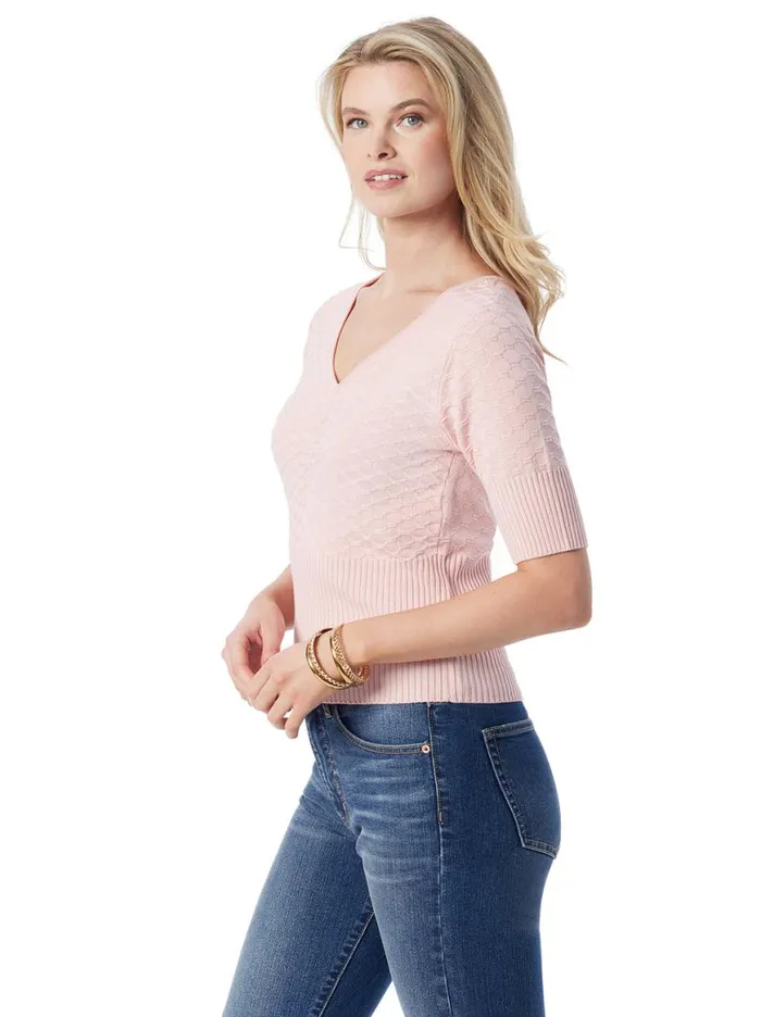 Women Imani Top In Silver Pink Jessica Simpson Tops and Tees