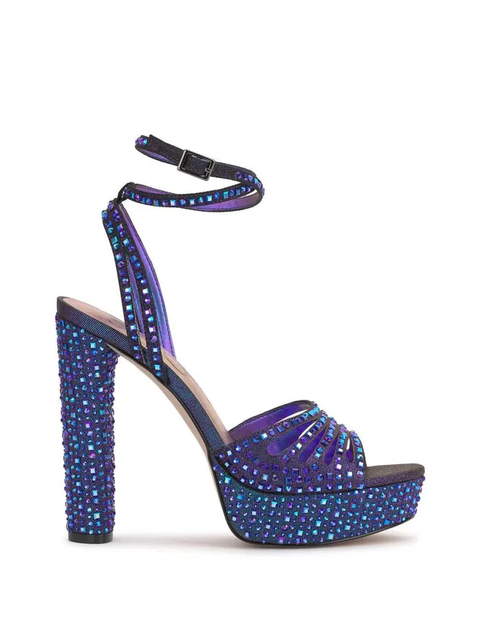 Women Iralin Platform Sandal In Midnight Blue Jessica Simpson Platforms