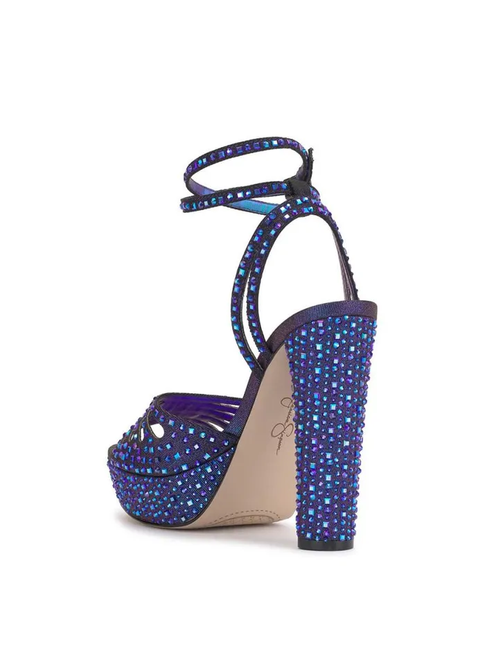 Women Iralin Platform Sandal In Midnight Blue Jessica Simpson Platforms