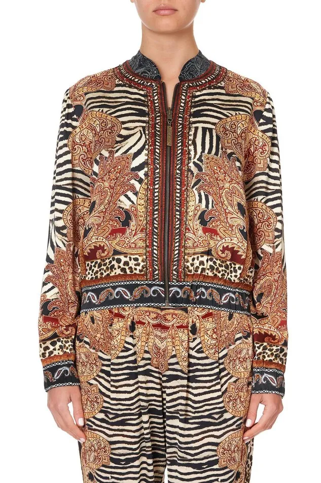 Women Jackets Camilla Bomber Jacket Wild Fire