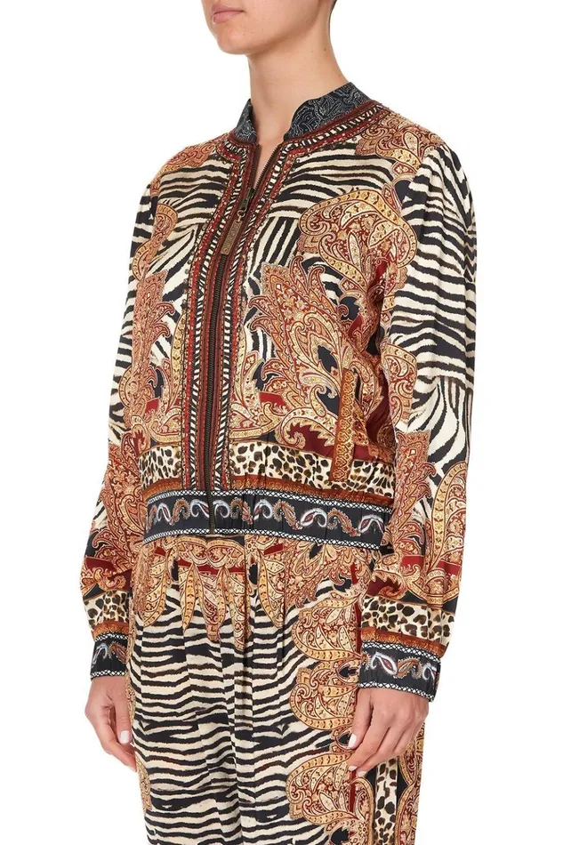 Women Jackets Camilla Bomber Jacket Wild Fire