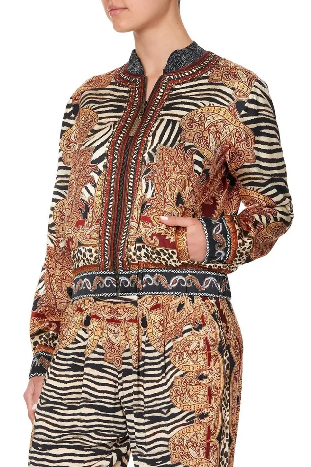 Women Jackets Camilla Bomber Jacket Wild Fire