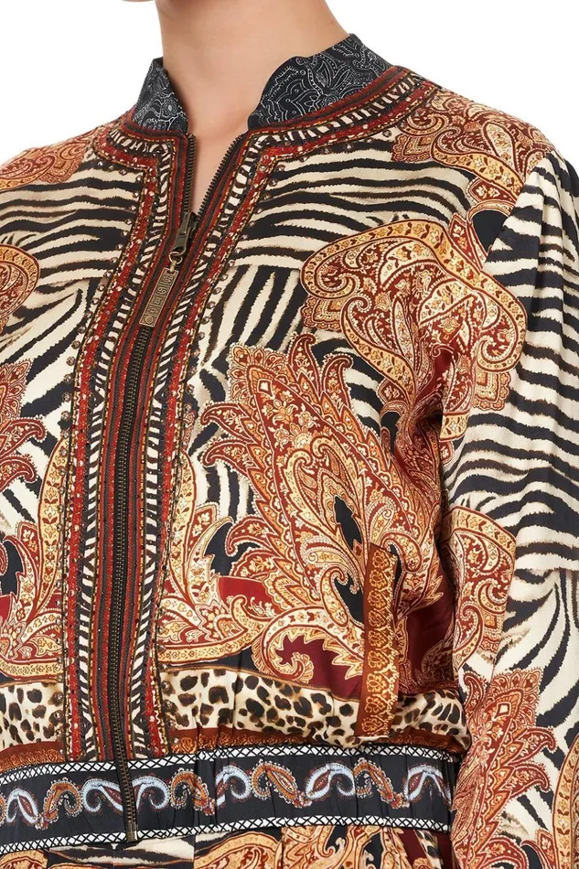 Women Jackets Camilla Bomber Jacket Wild Fire