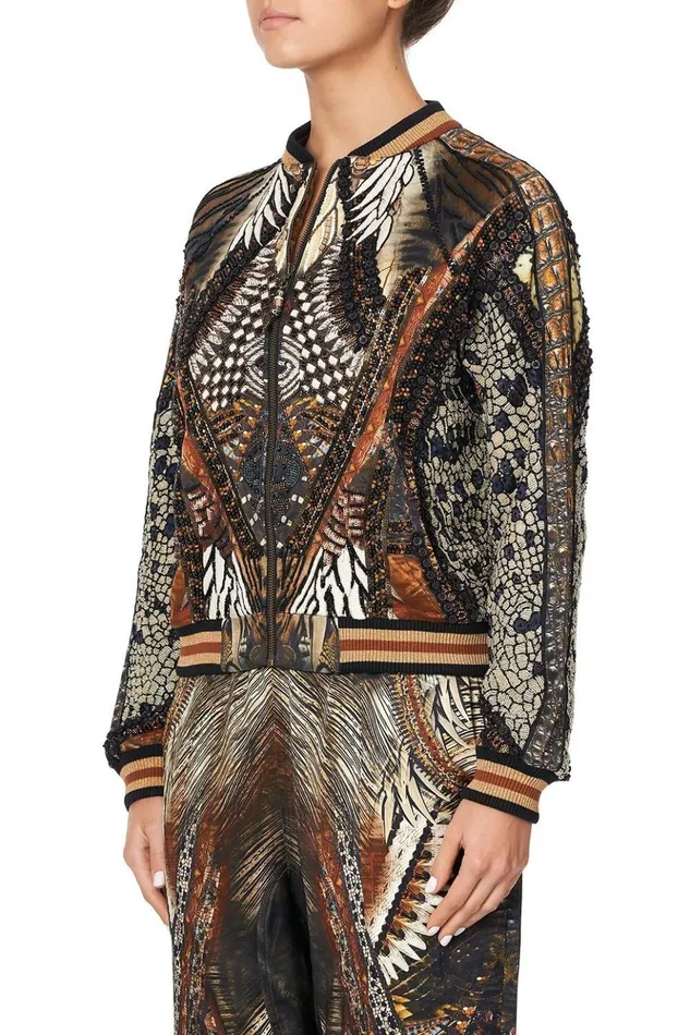 Women Jackets Camilla Raglan Sleeve Bomber Jacket Kakadu Calling