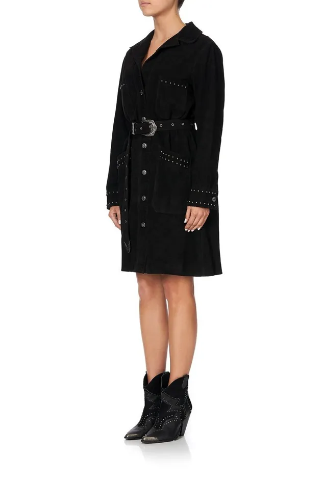 Women Jackets Camilla Trench With Yoke Botanical Chronicles