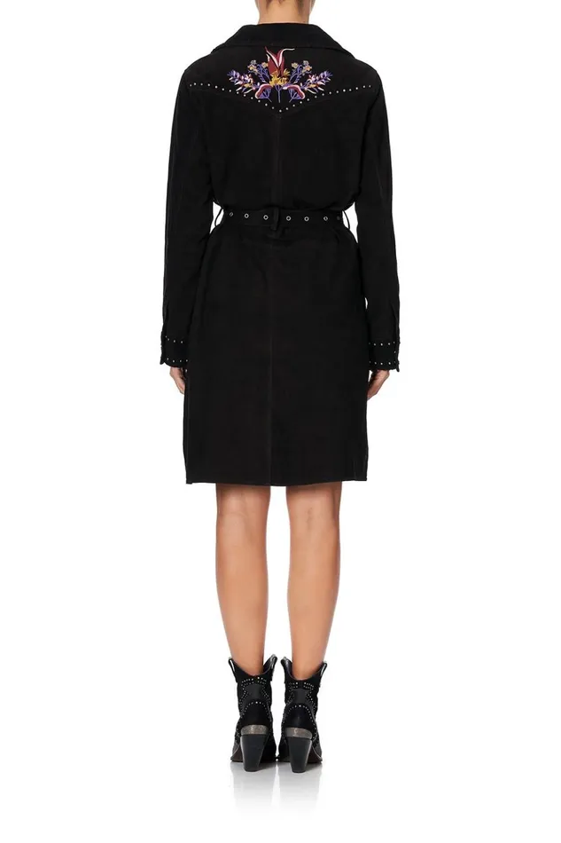Women Jackets Camilla Trench With Yoke Botanical Chronicles