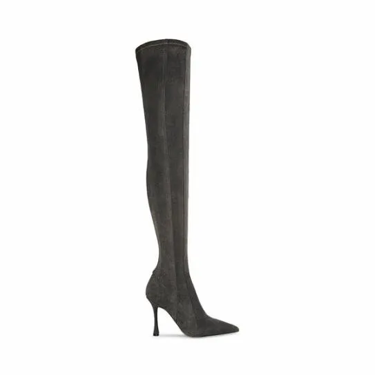 Women JAZLYN BLACK DENIM Black Denim Steve Madden Boots and Booties