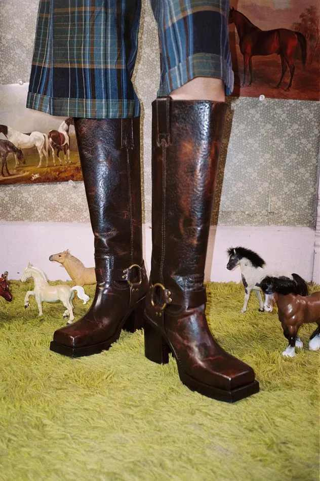 Women Jeffrey Campbell Knee High Bonds