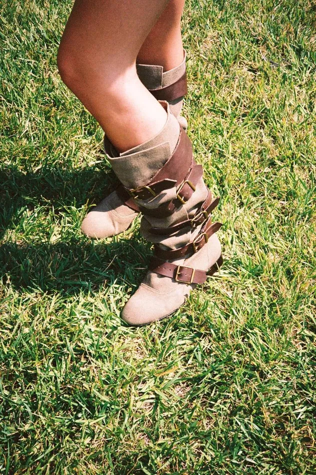 Women Jeffrey Campbell Knee High Fastened