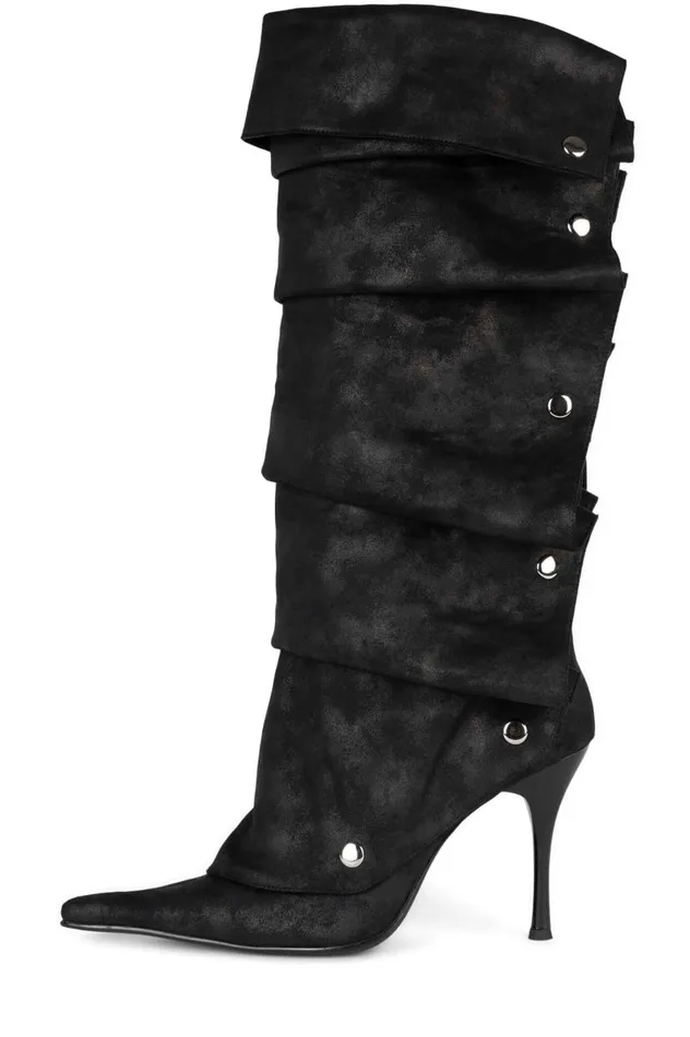 Women Jeffrey Campbell Knee High Origami
